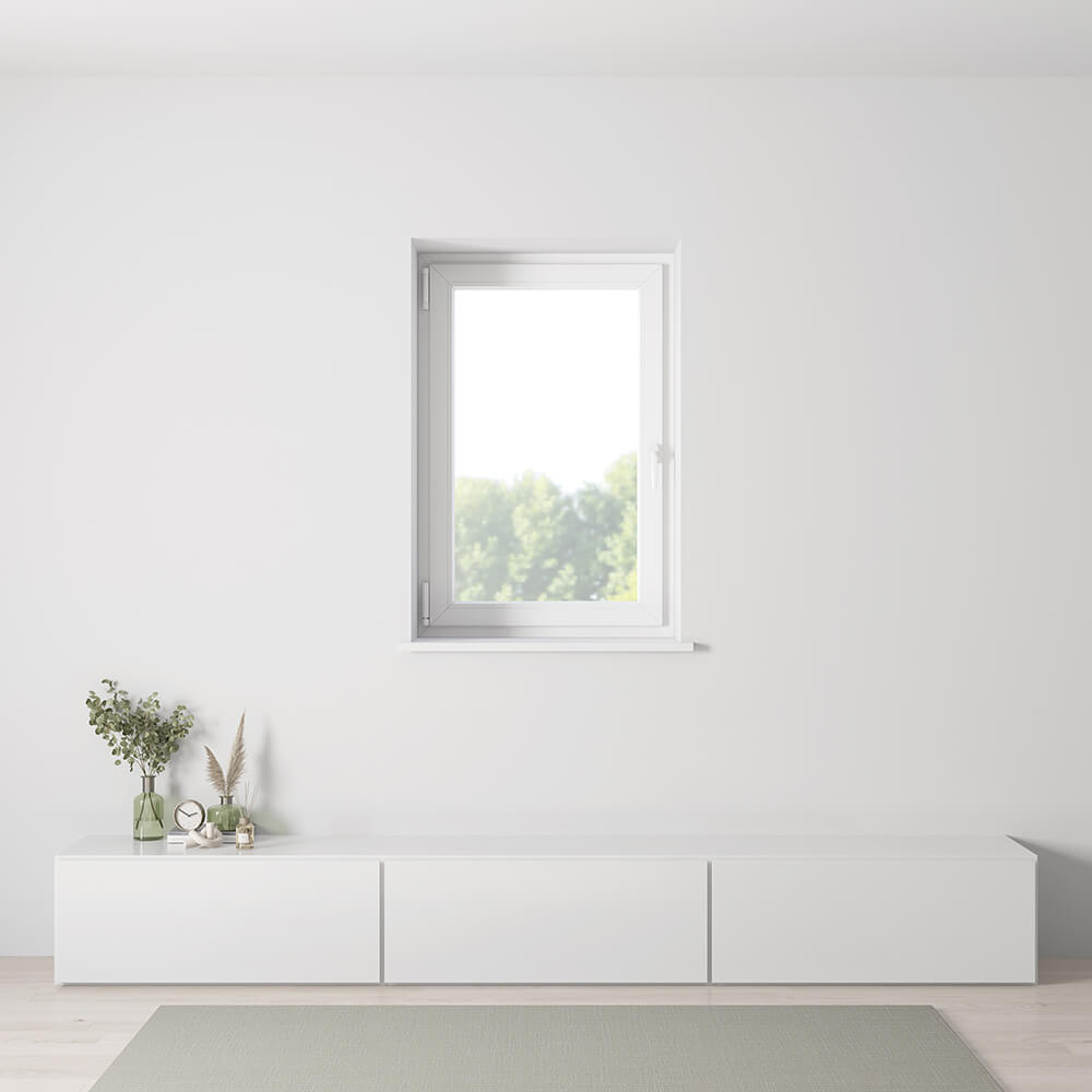 Ventana interior blanca